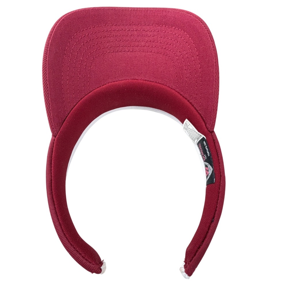 Top of the World Alabama Crimson Tide Womens Visor Crimson Red White Logo Hat - Picture 4 of 4